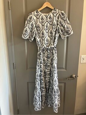 Summer Embroidered Maxi Dress
